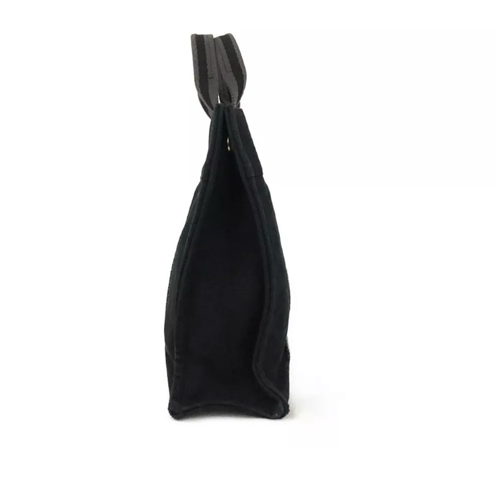 Hermes Black Canvas Tote PM Mini Size - Picture 5 of 12